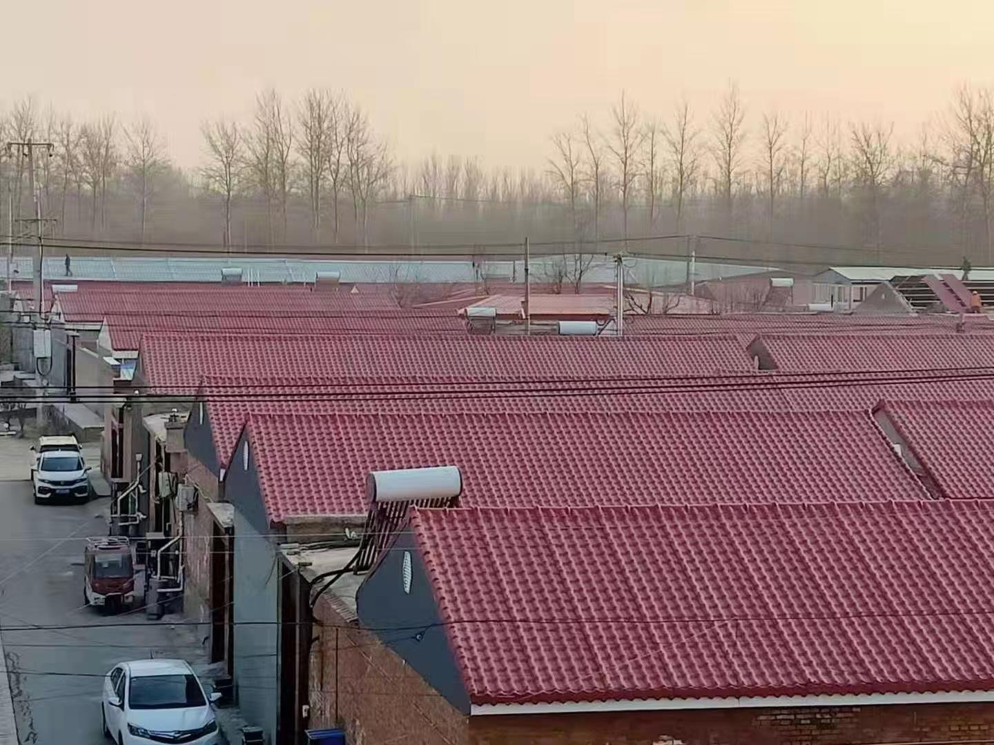 Beautiful Village Construction Around Daxing International Airport